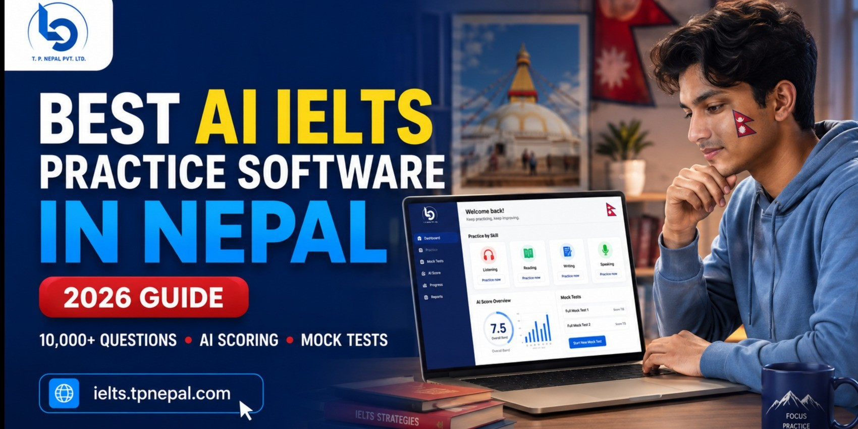 Best AI IELTS Practice Software in Nepal: 2026 Guide