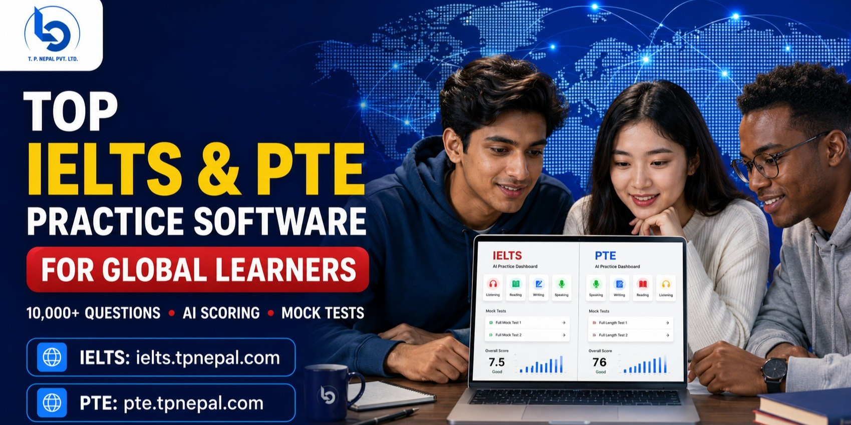 Top IELTS and PTE Practice Software for Global Learners